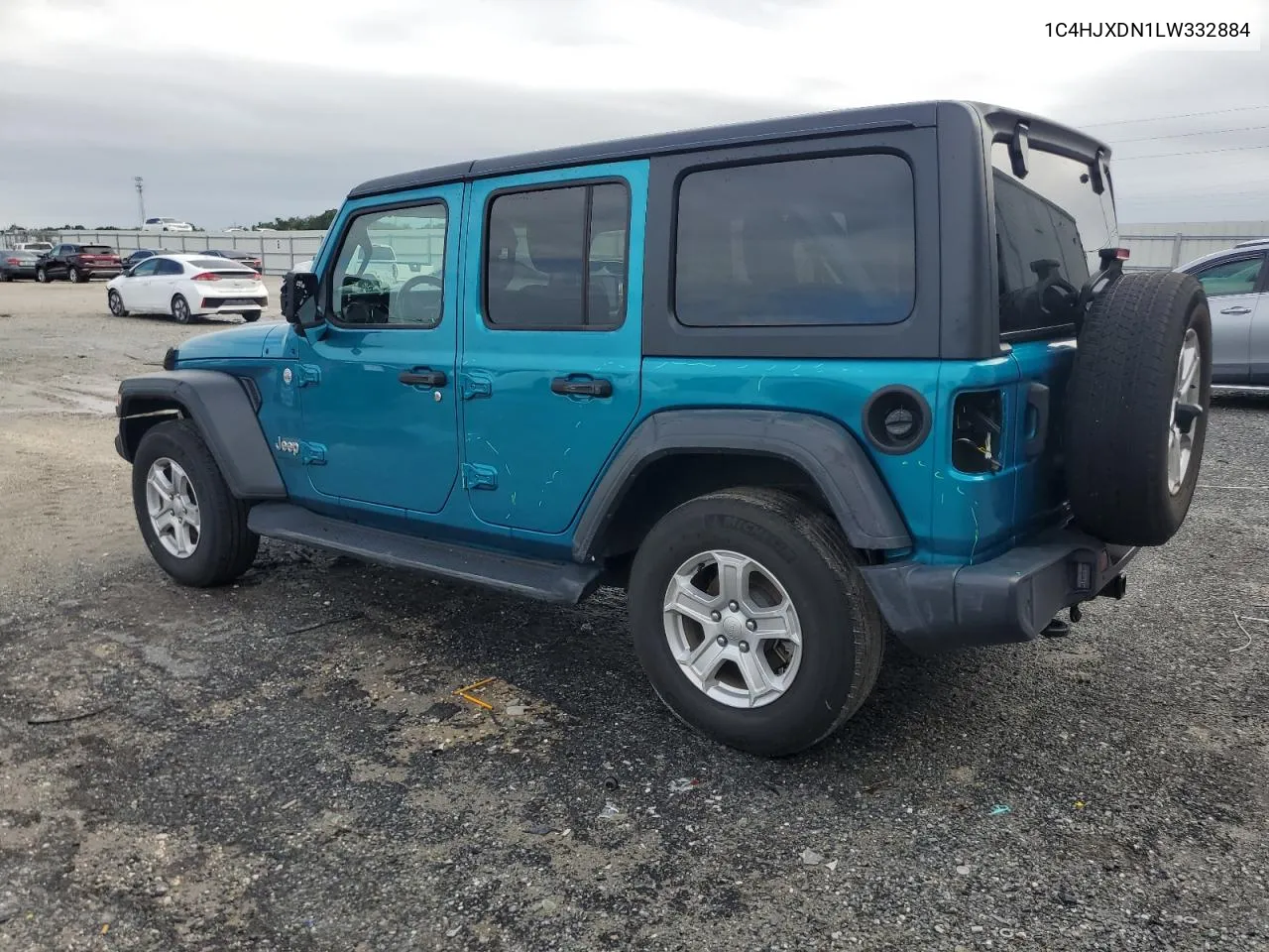 2020 Jeep Wrangler Unlimited Sport VIN: 1C4HJXDN1LW332884 Lot: 74274494