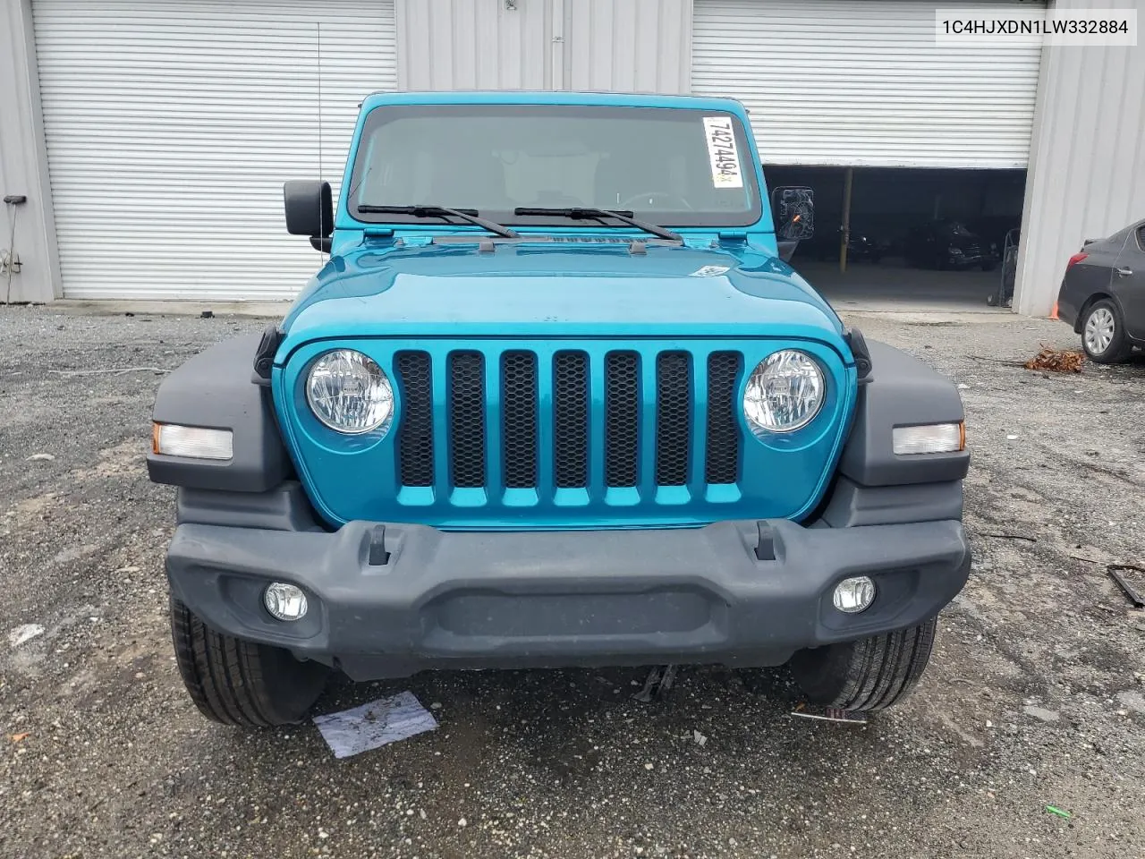 2020 Jeep Wrangler Unlimited Sport VIN: 1C4HJXDN1LW332884 Lot: 74274494