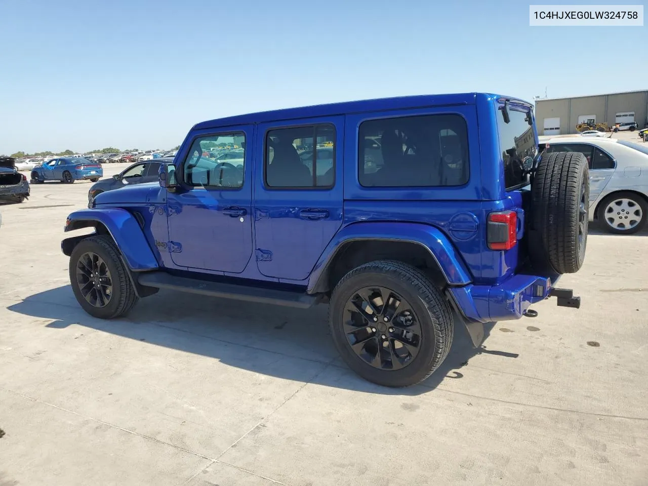 2020 Jeep Wrangler Unlimited Sahara VIN: 1C4HJXEG0LW324758 Lot: 74477894