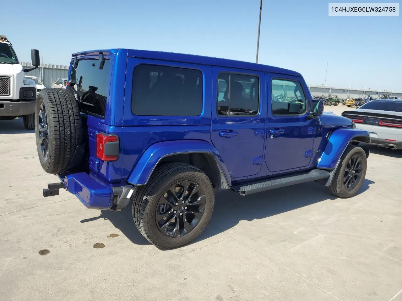 2020 Jeep Wrangler Unlimited Sahara VIN: 1C4HJXEG0LW324758 Lot: 74477894