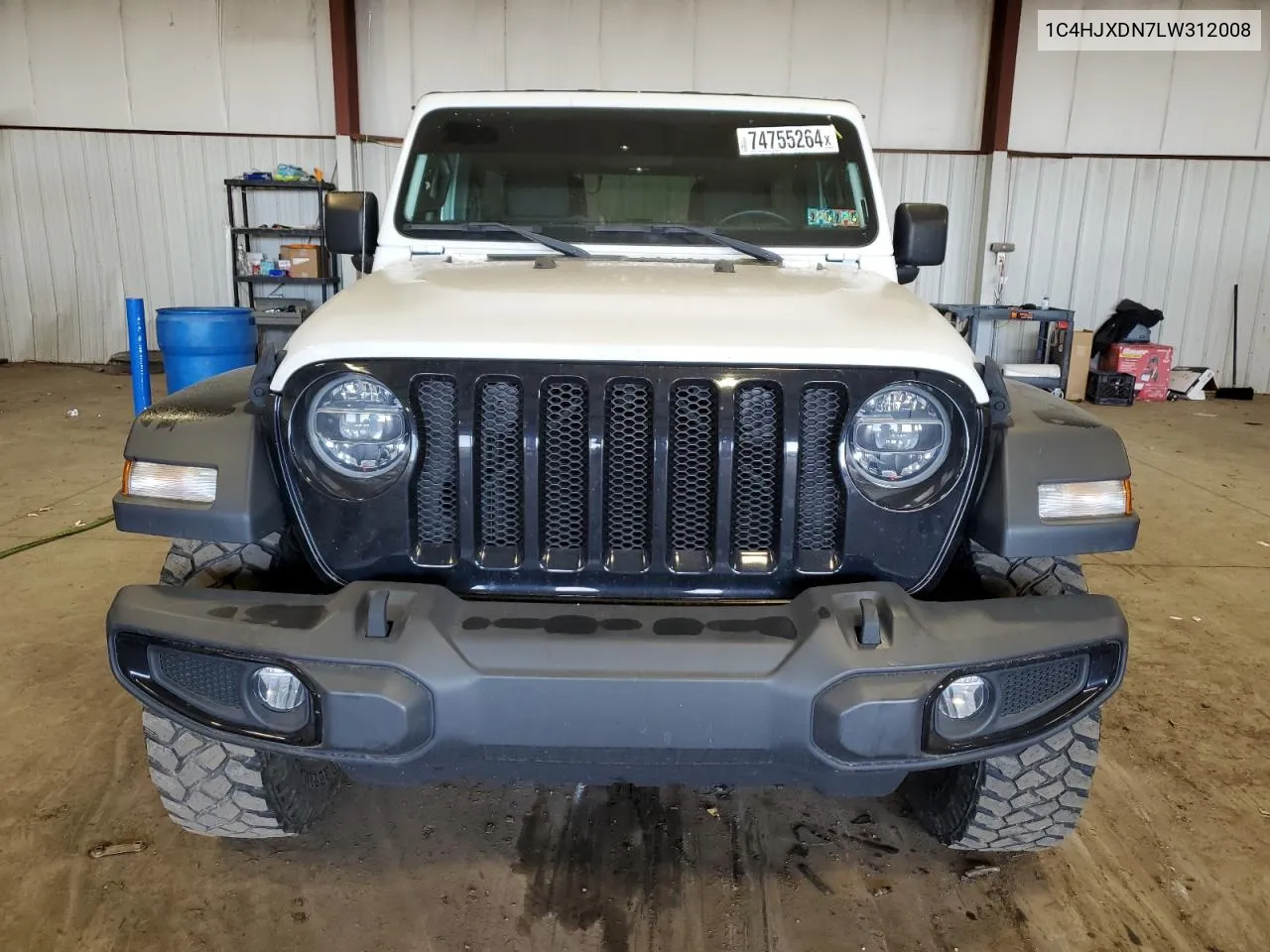 2020 Jeep Wrangler Unlimited Sport VIN: 1C4HJXDN7LW312008 Lot: 74755264