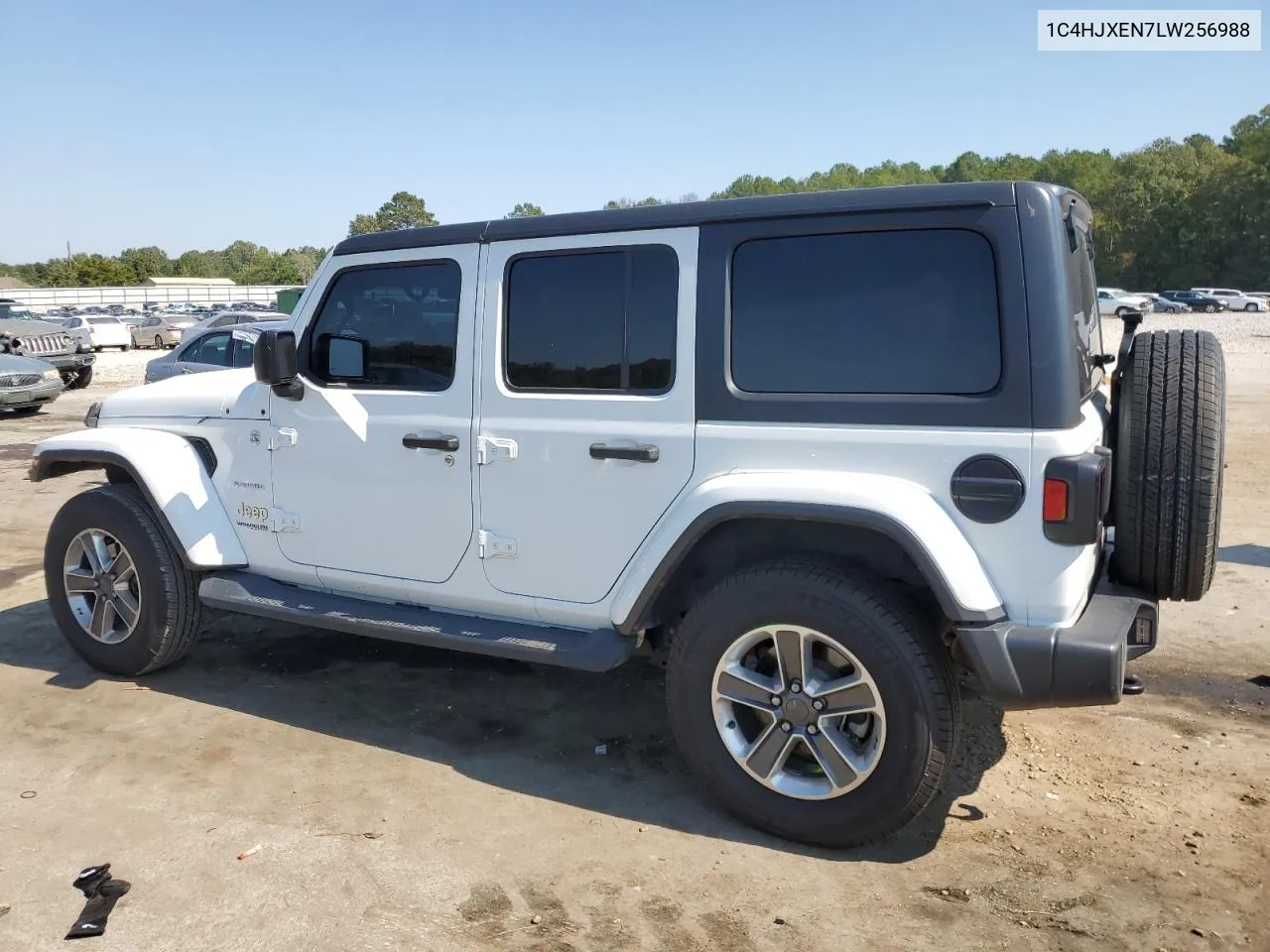 2020 Jeep Wrangler Unlimited Sahara VIN: 1C4HJXEN7LW256988 Lot: 74759964