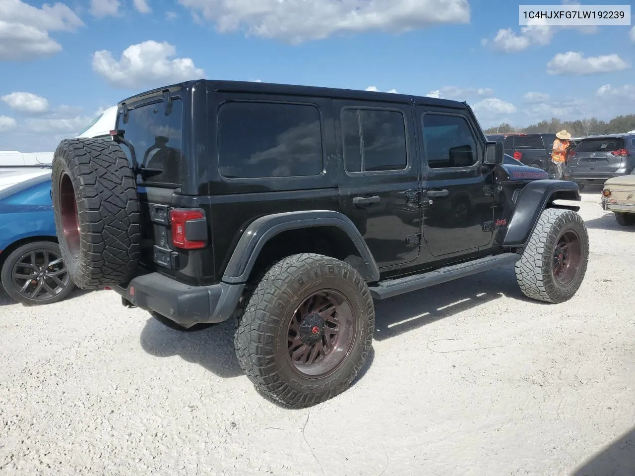 2020 Jeep Wrangler Unlimited Rubicon VIN: 1C4HJXFG7LW192239 Lot: 74859894