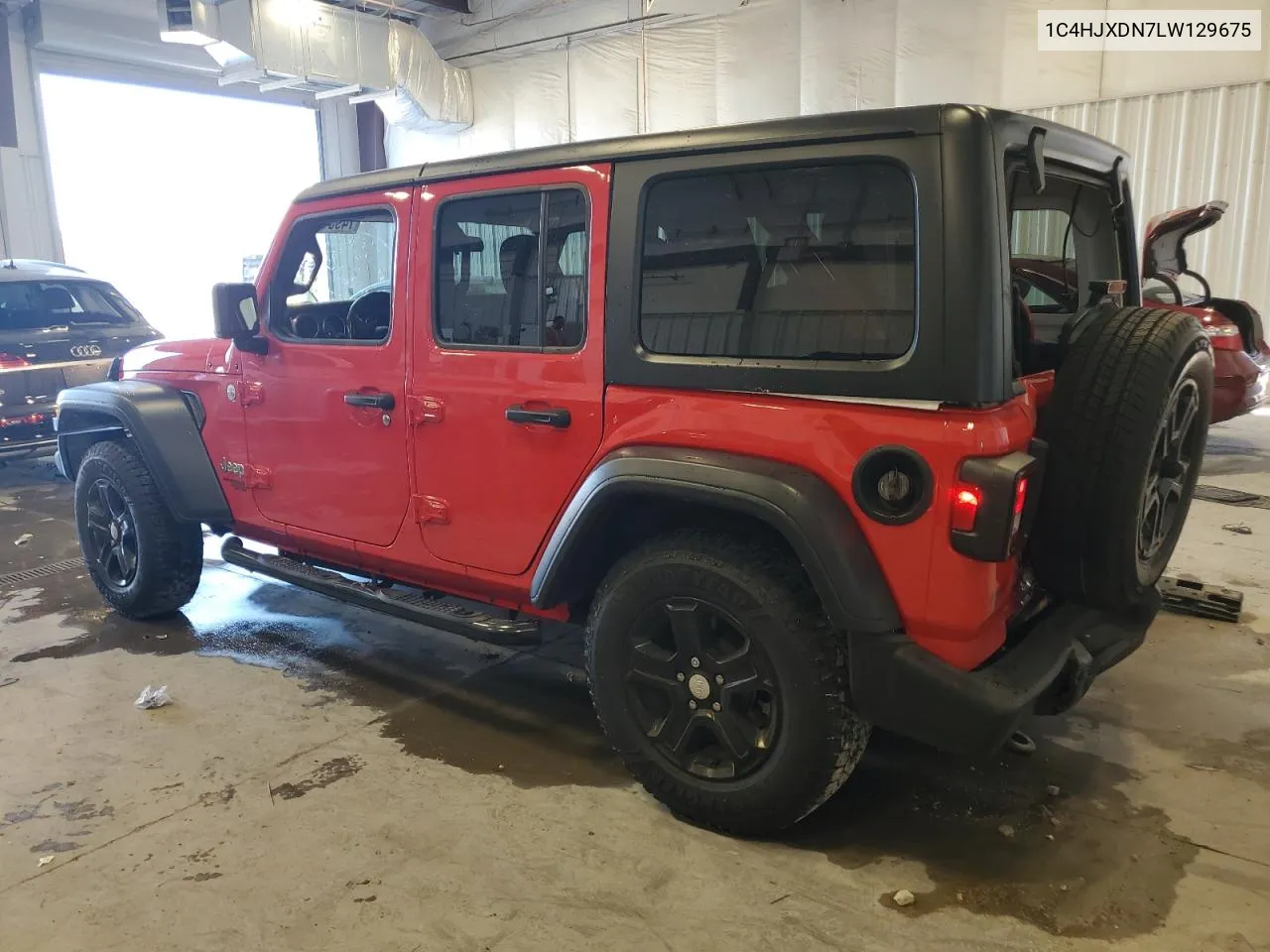 2020 Jeep Wrangler Unlimited Sport VIN: 1C4HJXDN7LW129675 Lot: 74951334