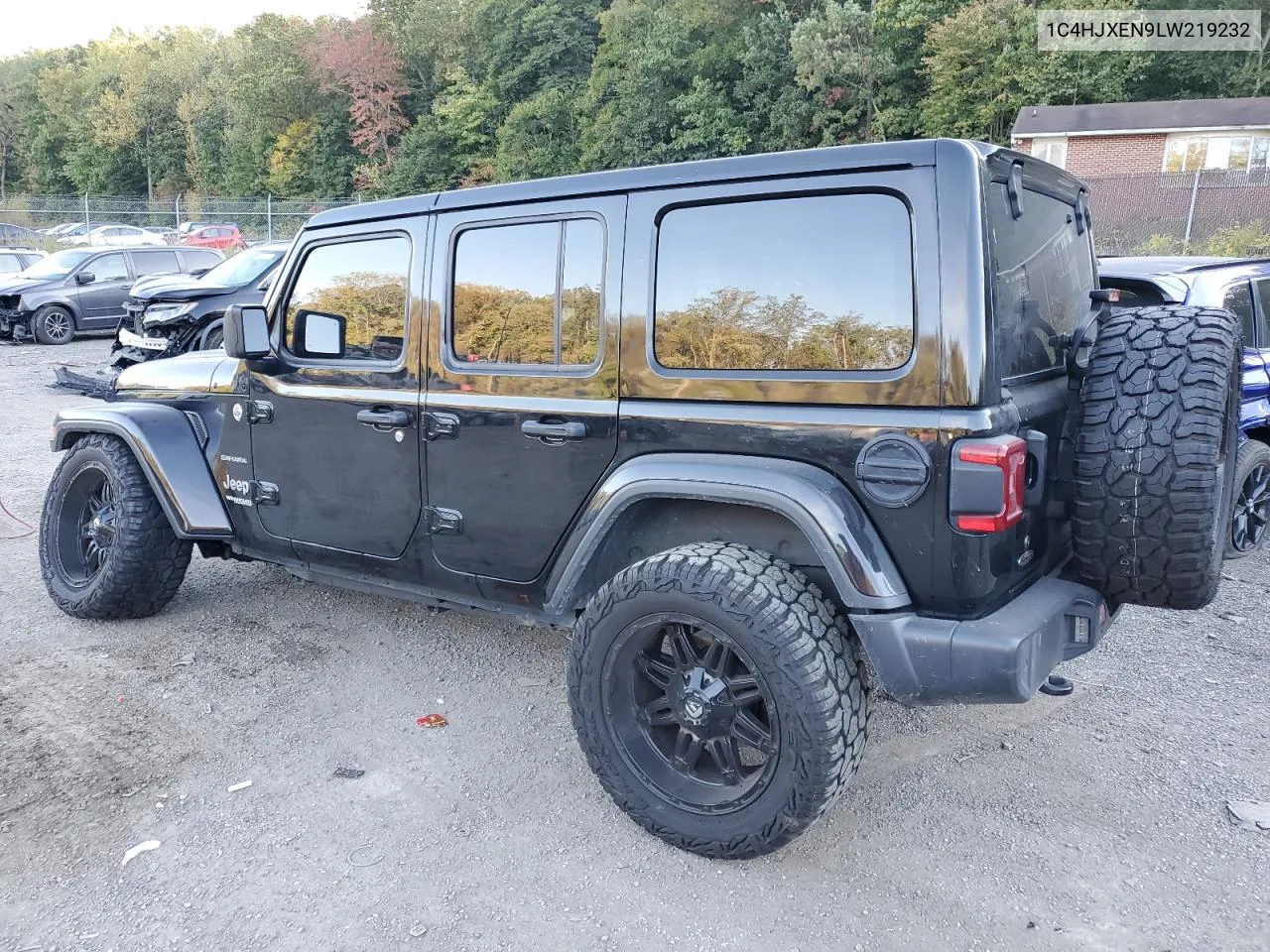 2020 Jeep Wrangler Unlimited Sahara VIN: 1C4HJXEN9LW219232 Lot: 74978164