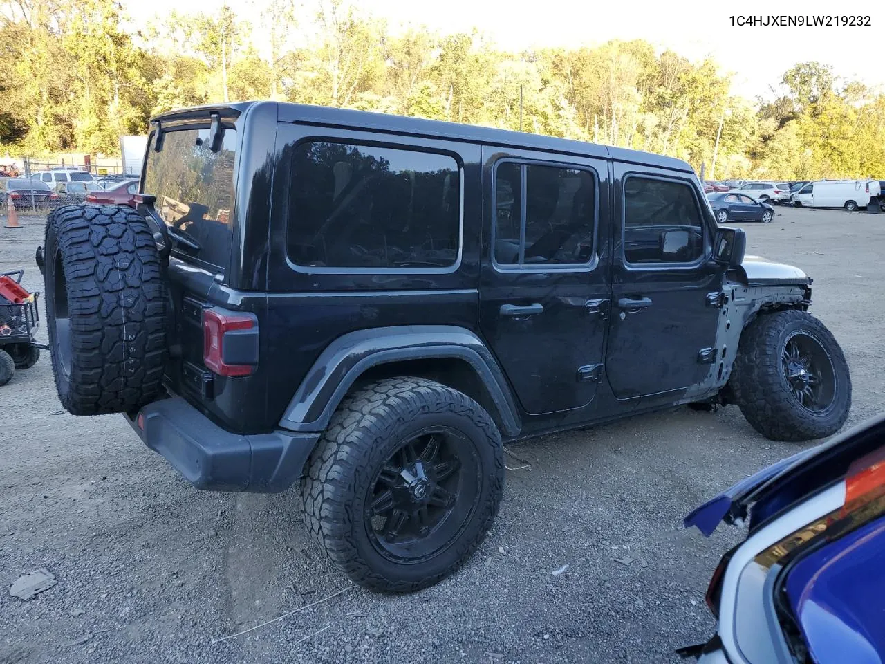 2020 Jeep Wrangler Unlimited Sahara VIN: 1C4HJXEN9LW219232 Lot: 74978164