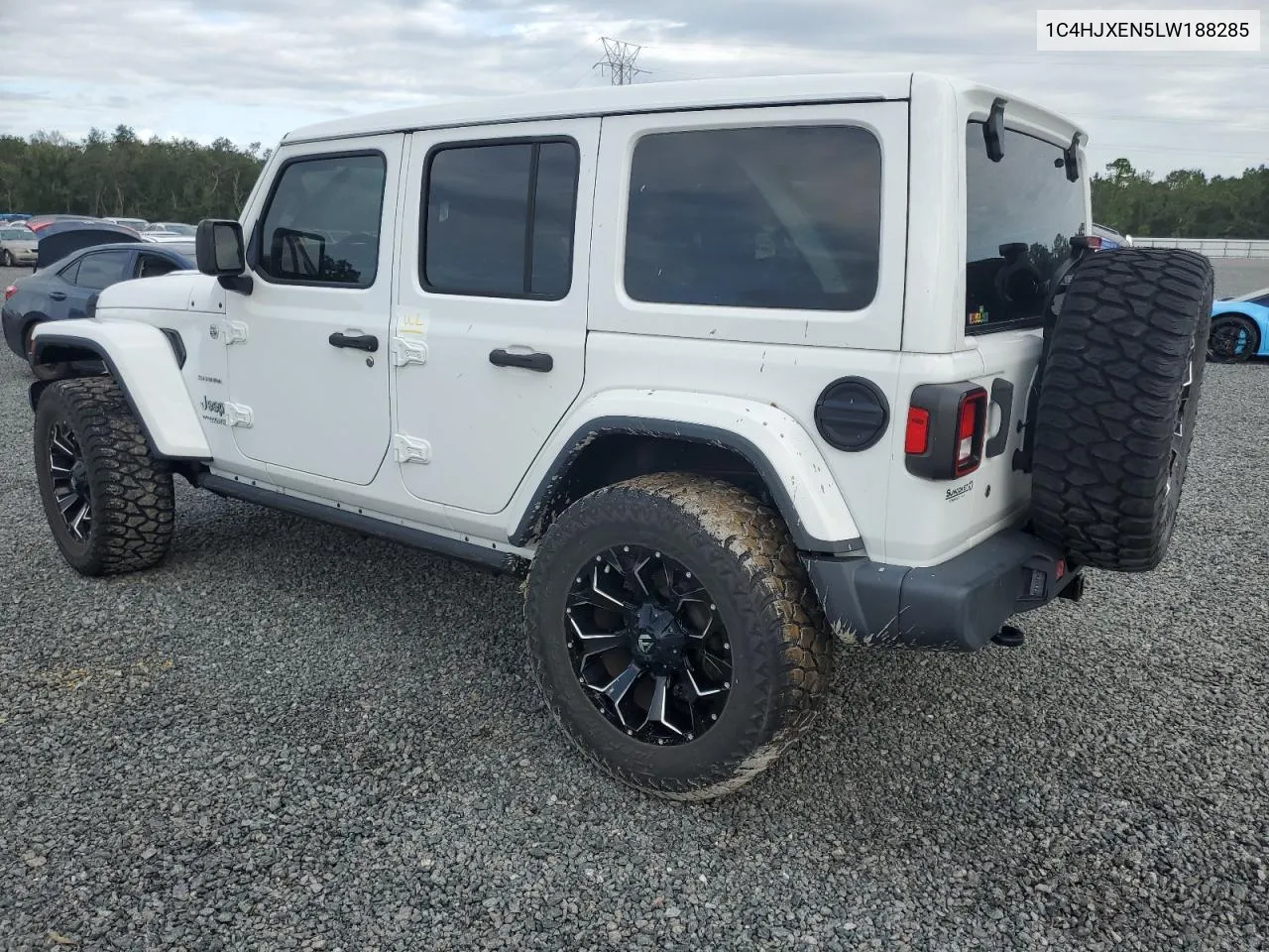 2020 Jeep Wrangler Unlimited Sahara VIN: 1C4HJXEN5LW188285 Lot: 75163364