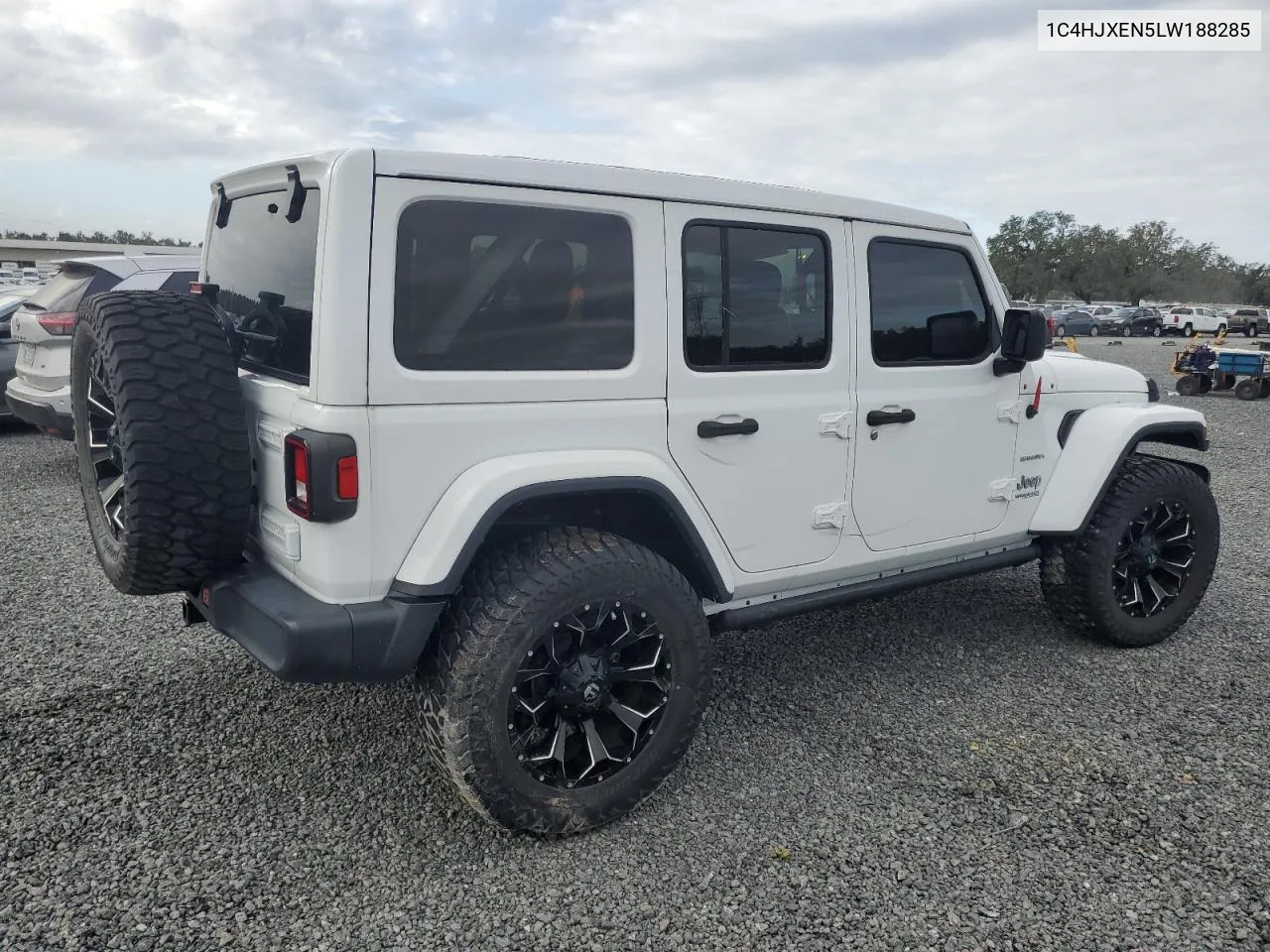 2020 Jeep Wrangler Unlimited Sahara VIN: 1C4HJXEN5LW188285 Lot: 75163364