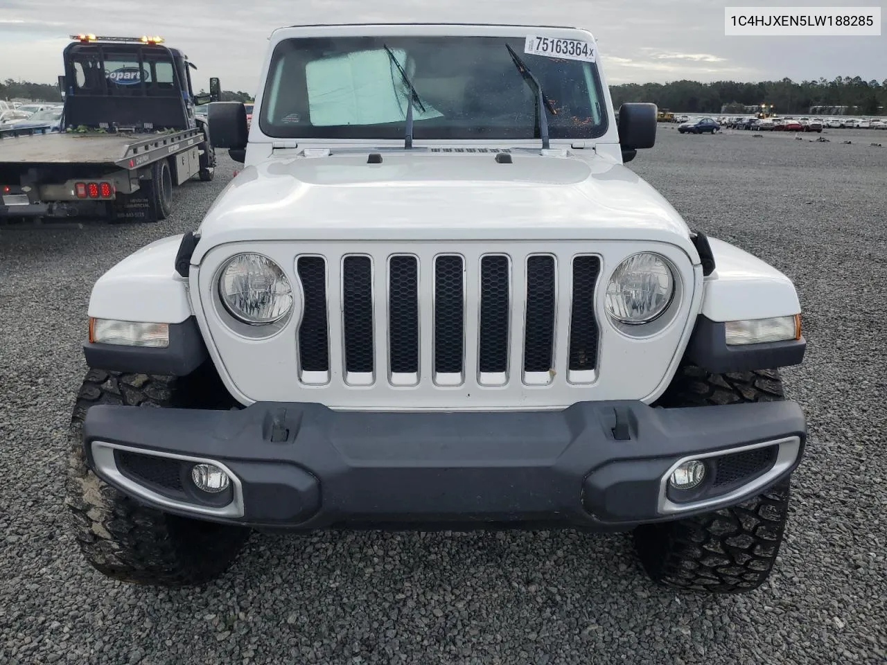 2020 Jeep Wrangler Unlimited Sahara VIN: 1C4HJXEN5LW188285 Lot: 75163364