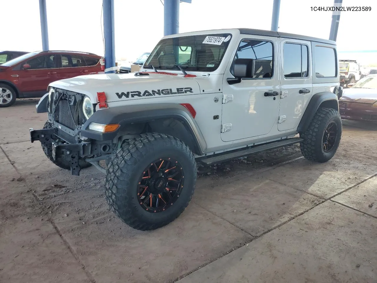 2020 Jeep Wrangler Unlimited Sport VIN: 1C4HJXDN2LW223589 Lot: 75521974