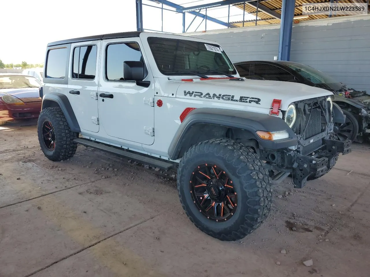 2020 Jeep Wrangler Unlimited Sport VIN: 1C4HJXDN2LW223589 Lot: 75521974