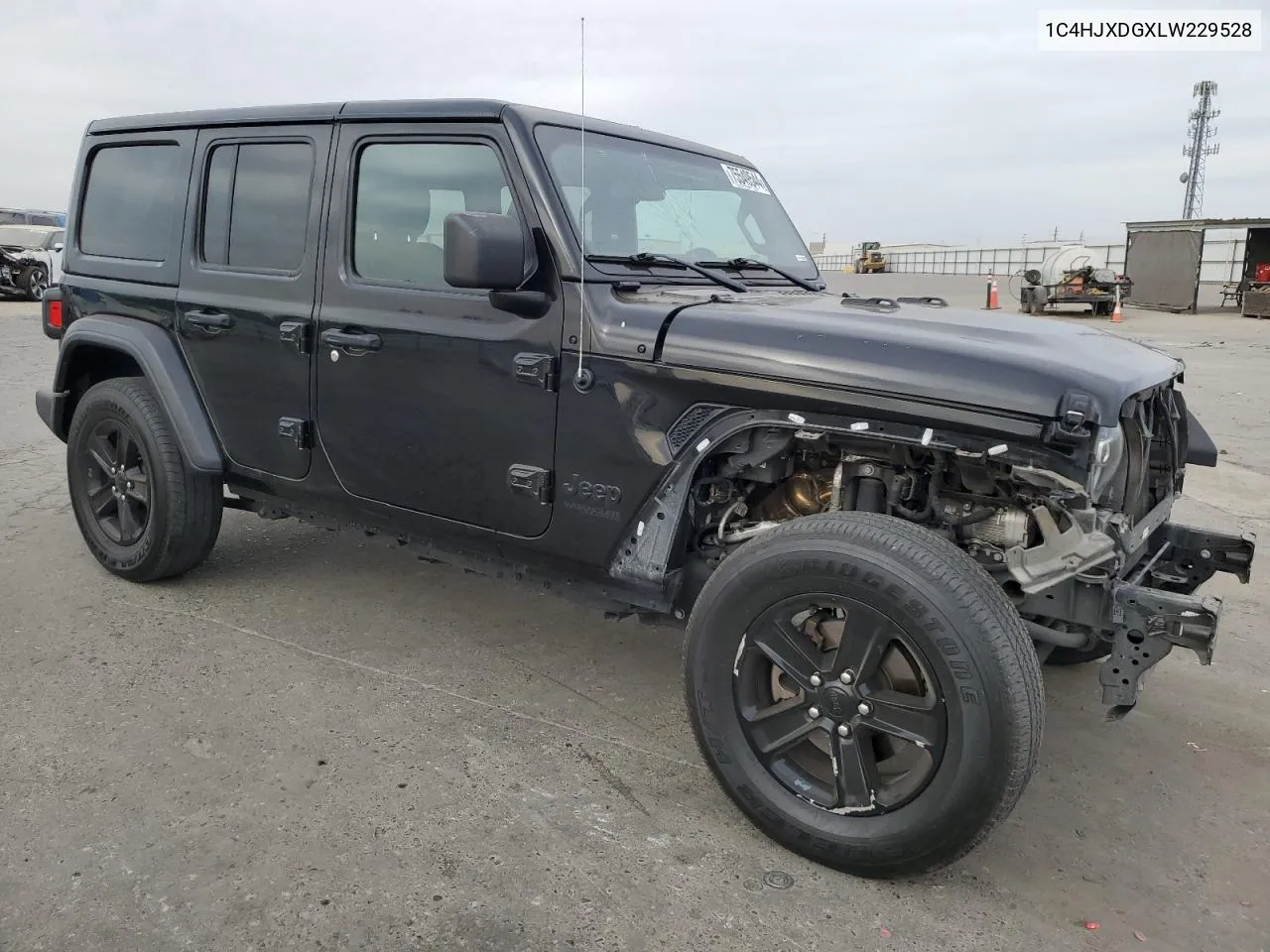 2020 Jeep Wrangler Unlimited Sport VIN: 1C4HJXDGXLW229528 Lot: 75549544