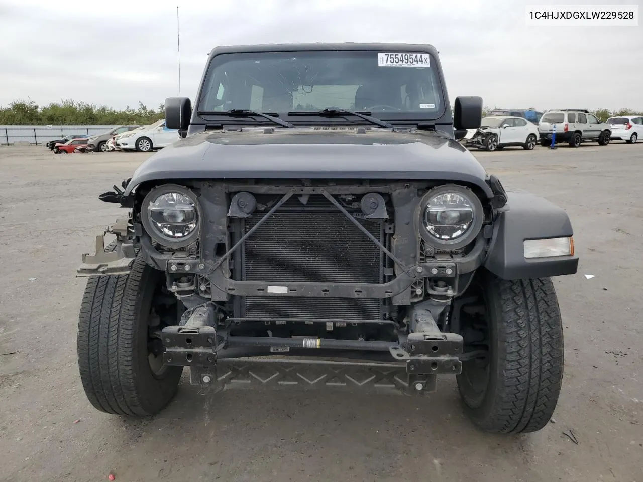 2020 Jeep Wrangler Unlimited Sport VIN: 1C4HJXDGXLW229528 Lot: 75549544