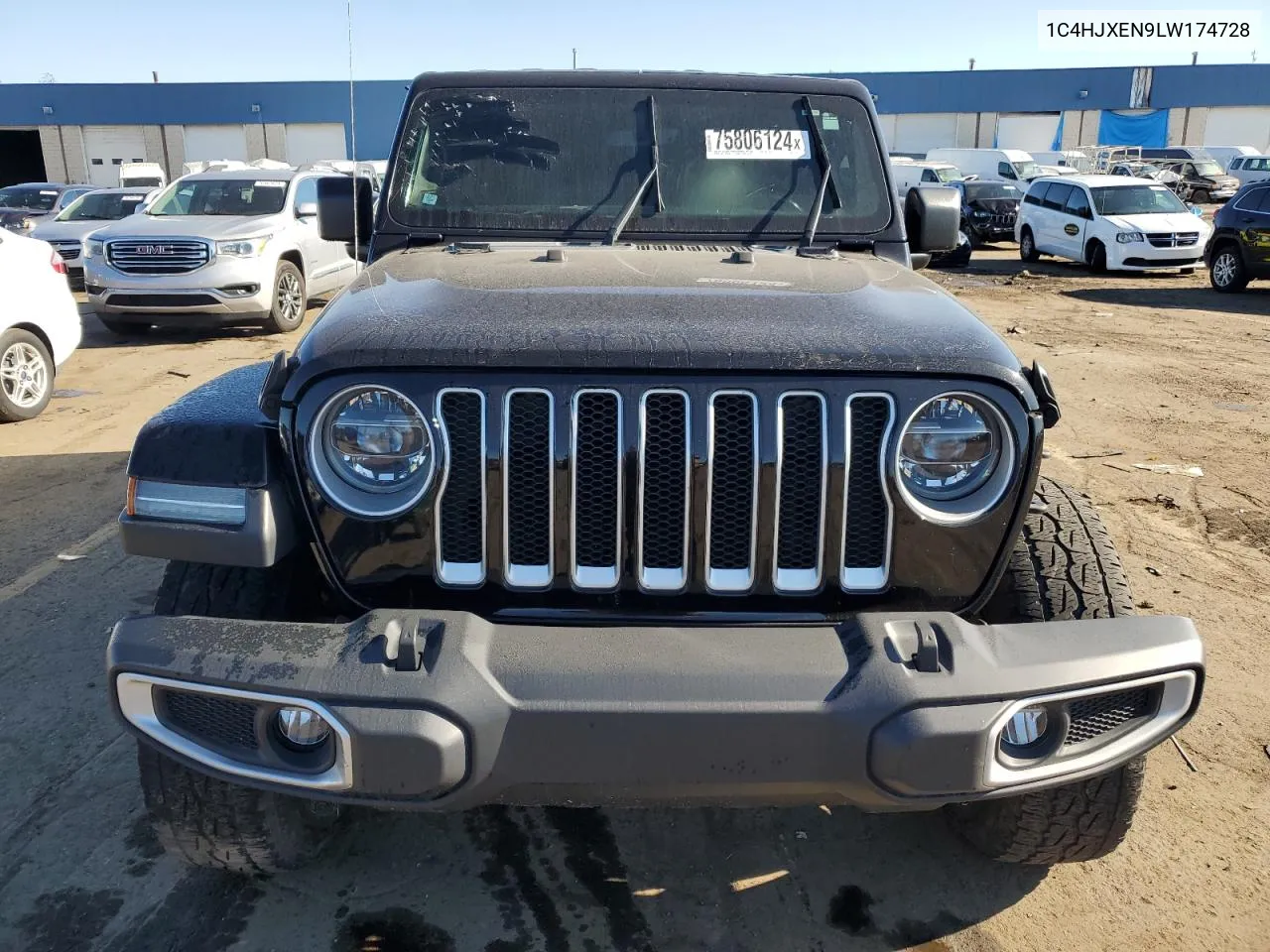 2020 Jeep Wrangler Unlimited Sahara VIN: 1C4HJXEN9LW174728 Lot: 75806124