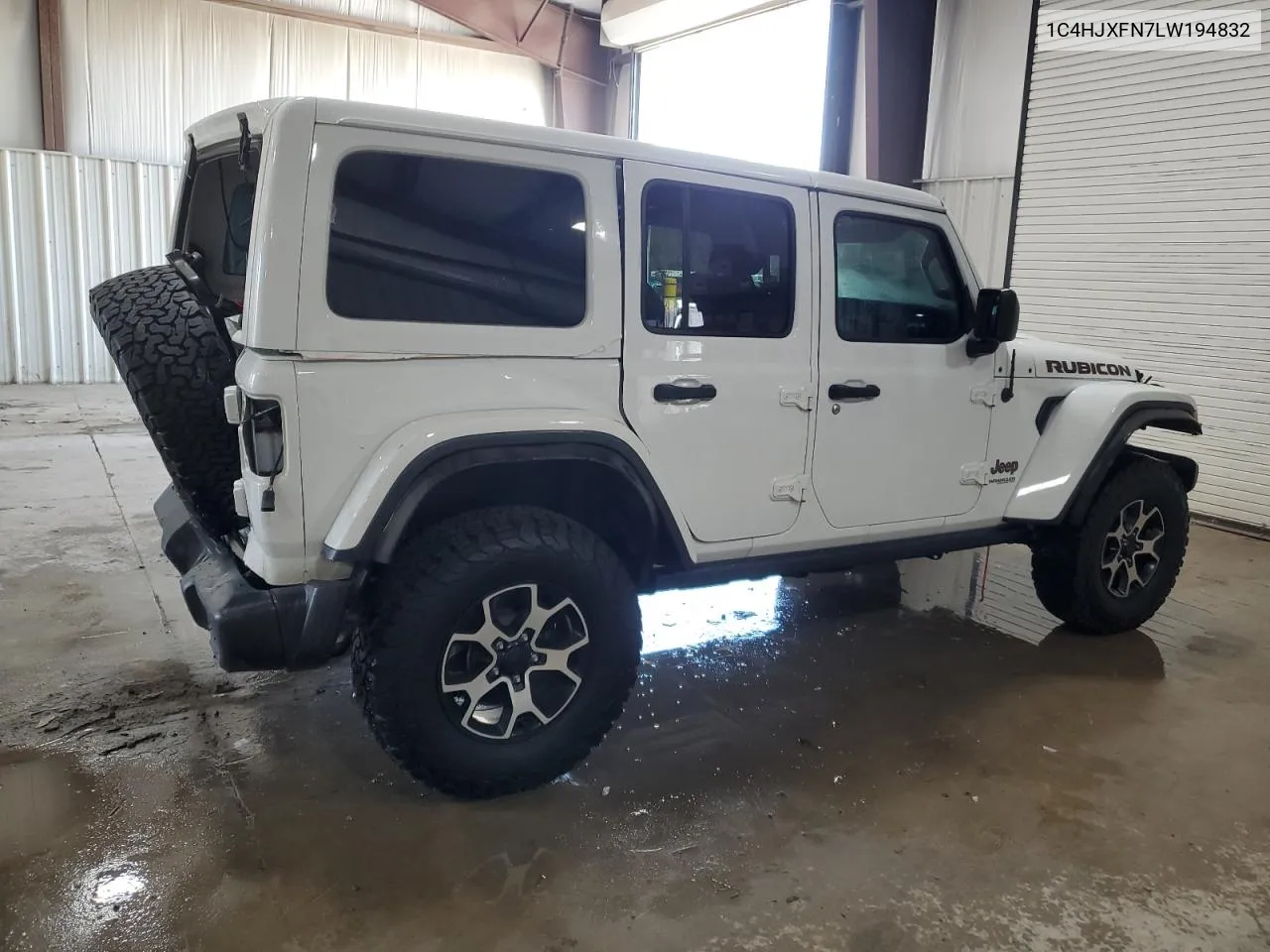 2020 Jeep Wrangler Unlimited Rubicon VIN: 1C4HJXFN7LW194832 Lot: 76129114