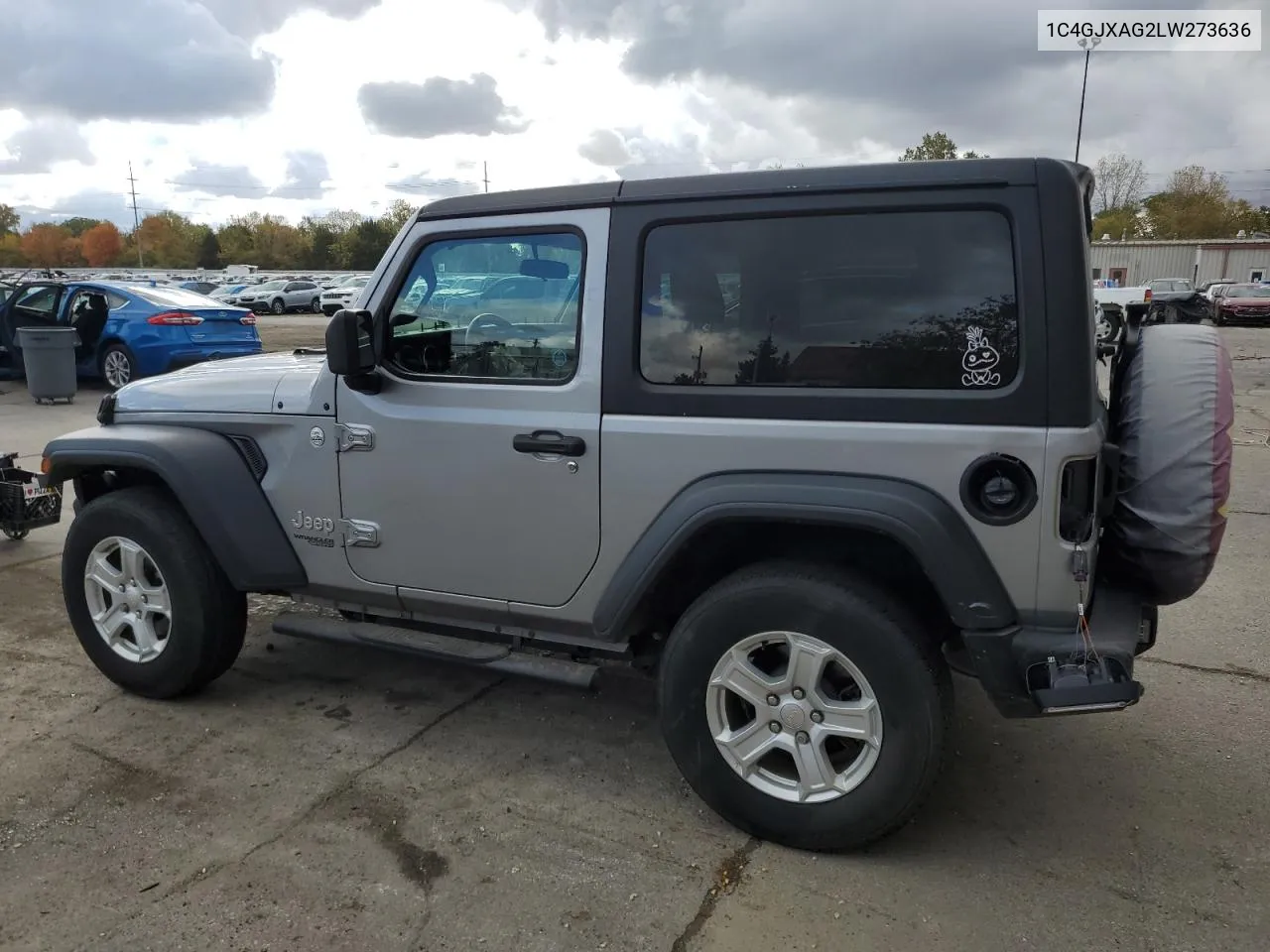 2020 Jeep Wrangler Sport VIN: 1C4GJXAG2LW273636 Lot: 76261094