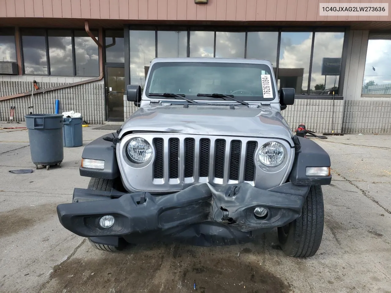 2020 Jeep Wrangler Sport VIN: 1C4GJXAG2LW273636 Lot: 76261094