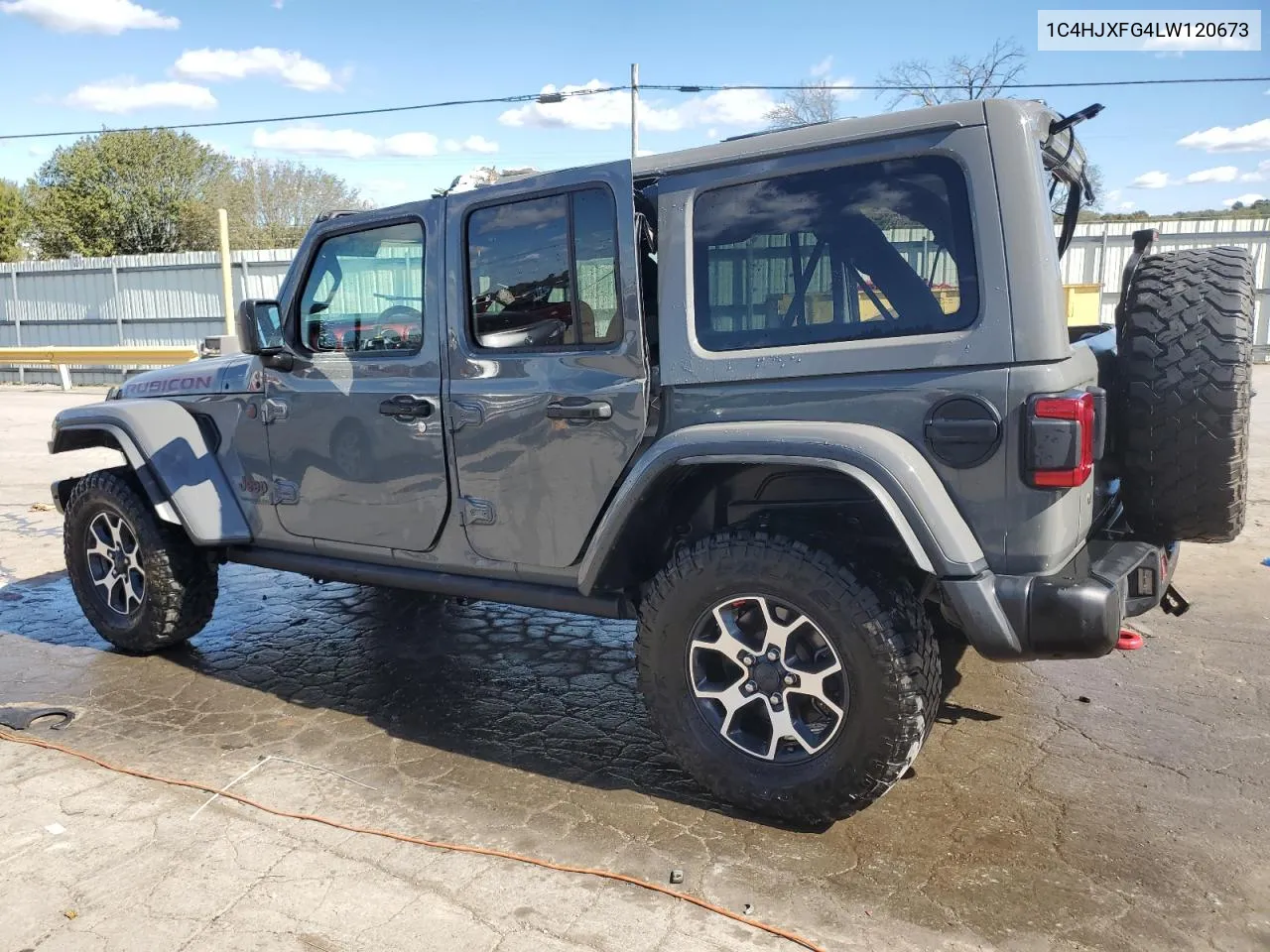 2020 Jeep Wrangler Unlimited Rubicon VIN: 1C4HJXFG4LW120673 Lot: 76501684