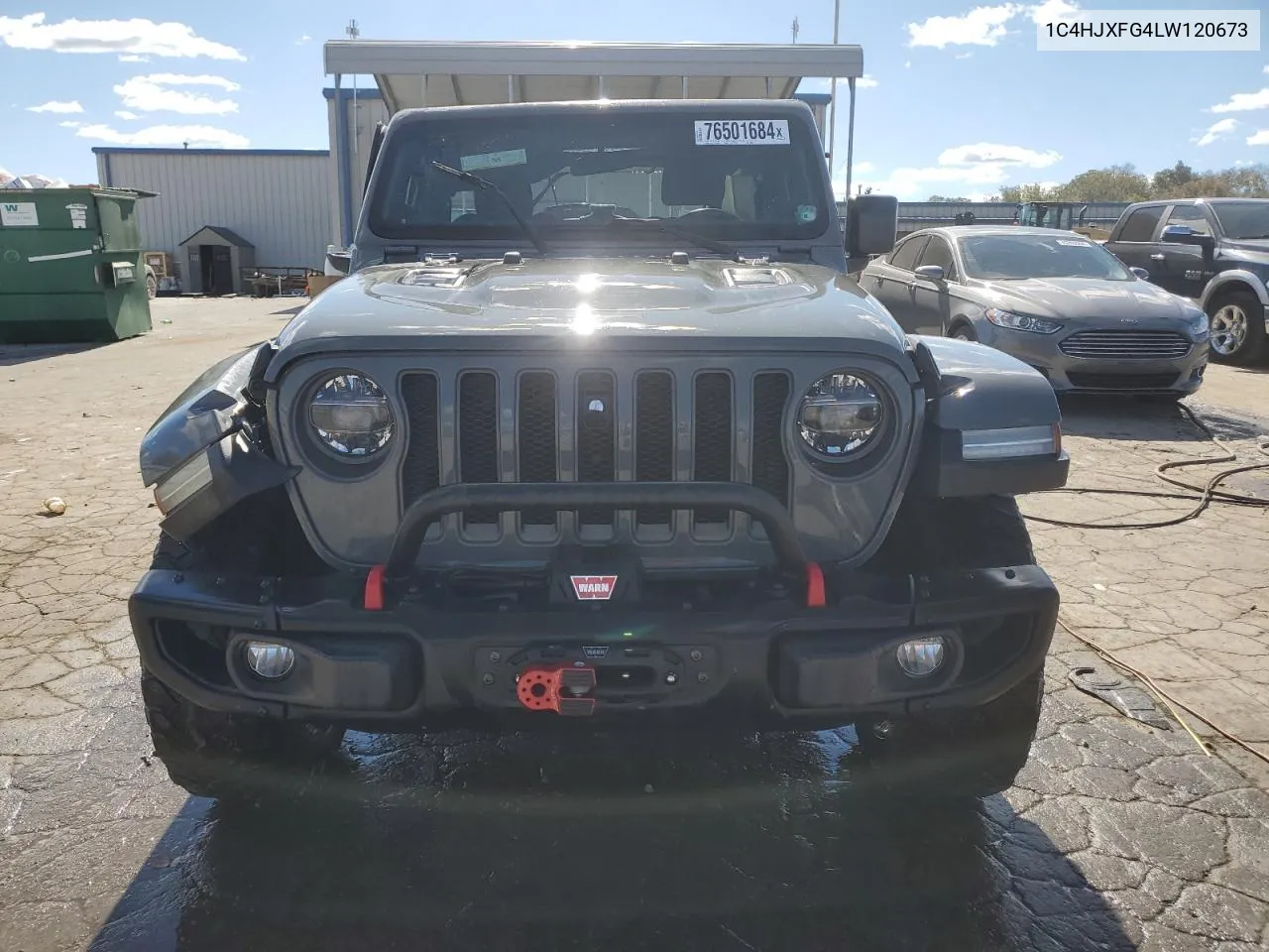 2020 Jeep Wrangler Unlimited Rubicon VIN: 1C4HJXFG4LW120673 Lot: 76501684