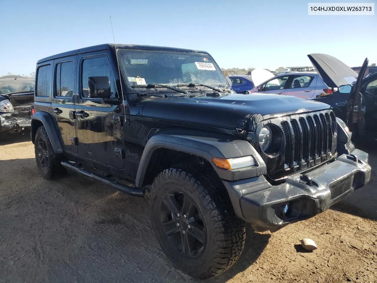 1C4HJXDGXLW263713 2020 Jeep Wrangler Unlimited Sport