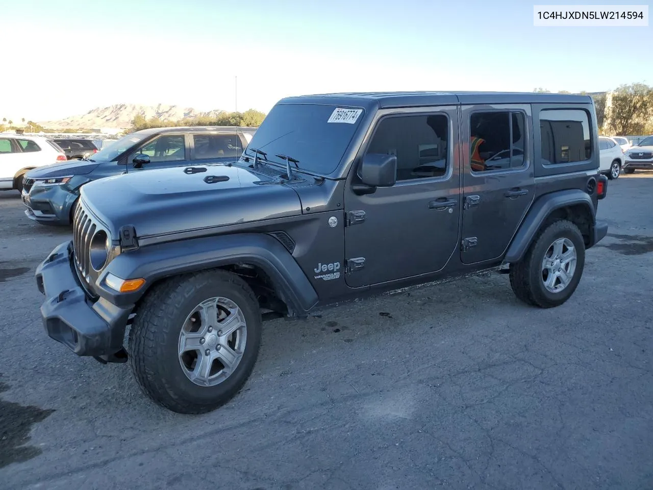 2020 Jeep Wrangler Unlimited Sport VIN: 1C4HJXDN5LW214594 Lot: 76916774