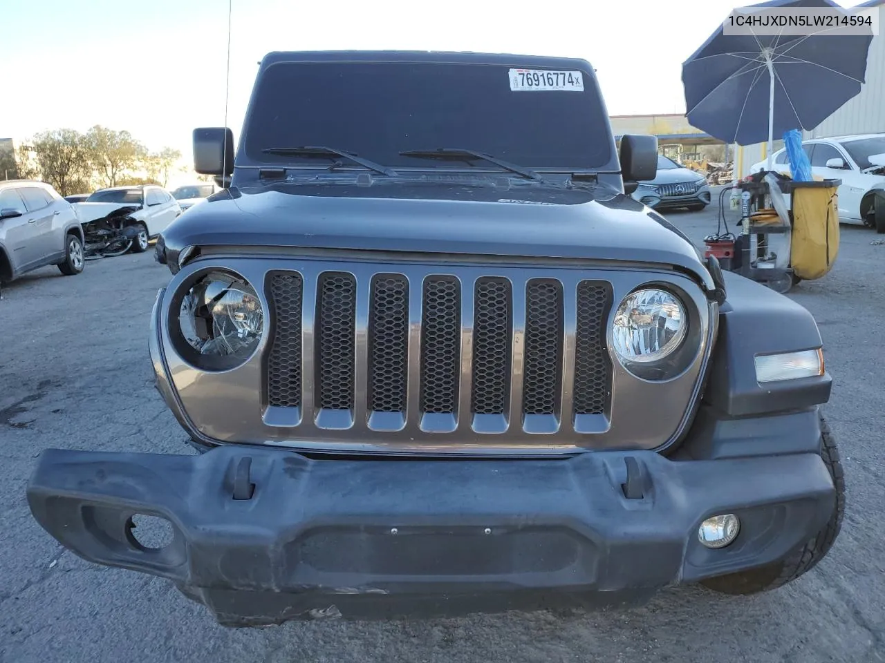 2020 Jeep Wrangler Unlimited Sport VIN: 1C4HJXDN5LW214594 Lot: 76916774