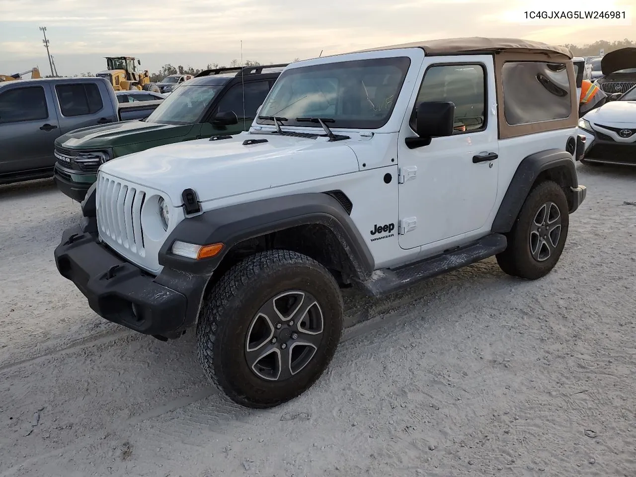 2020 Jeep Wrangler Sport VIN: 1C4GJXAG5LW246981 Lot: 77233814