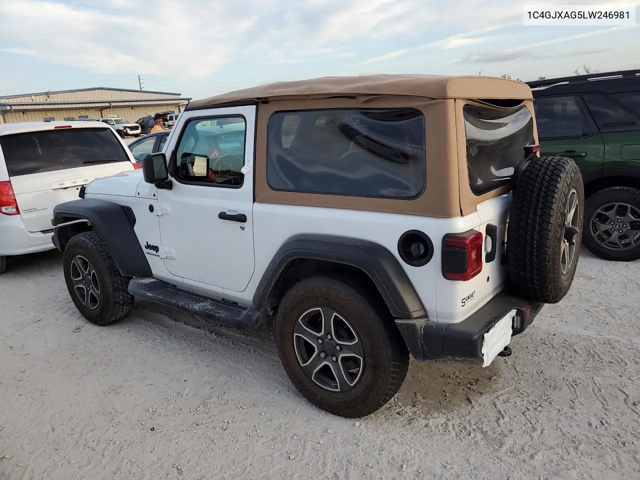 2020 Jeep Wrangler Sport VIN: 1C4GJXAG5LW246981 Lot: 77233814