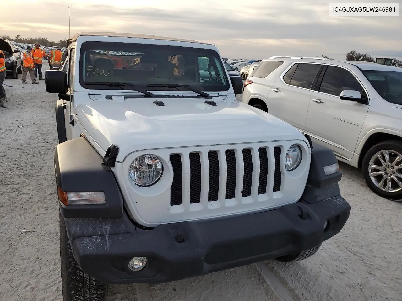 2020 Jeep Wrangler Sport VIN: 1C4GJXAG5LW246981 Lot: 77233814