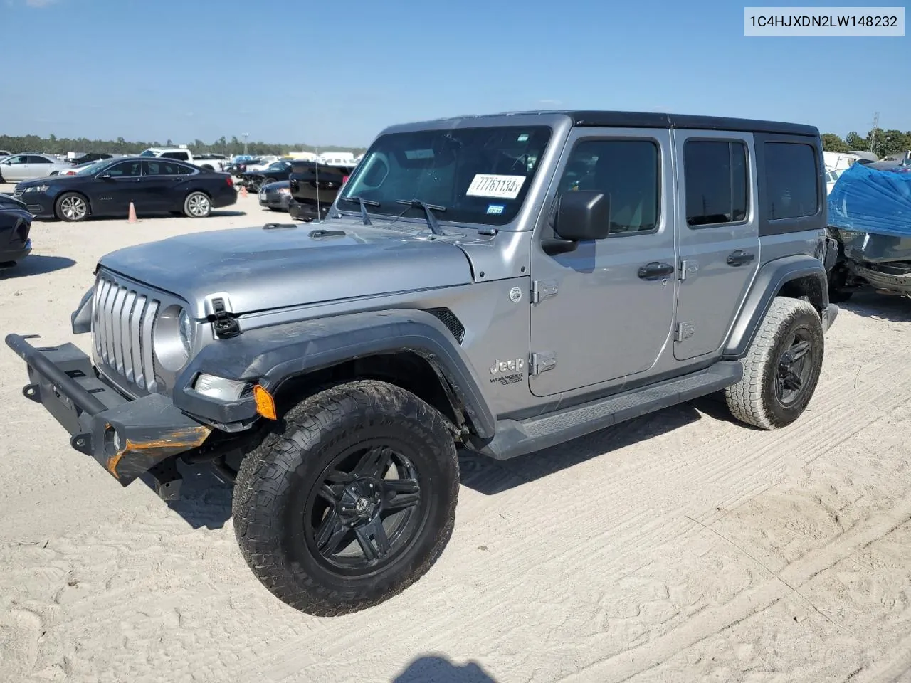 2020 Jeep Wrangler Unlimited Sport VIN: 1C4HJXDN2LW148232 Lot: 77761134