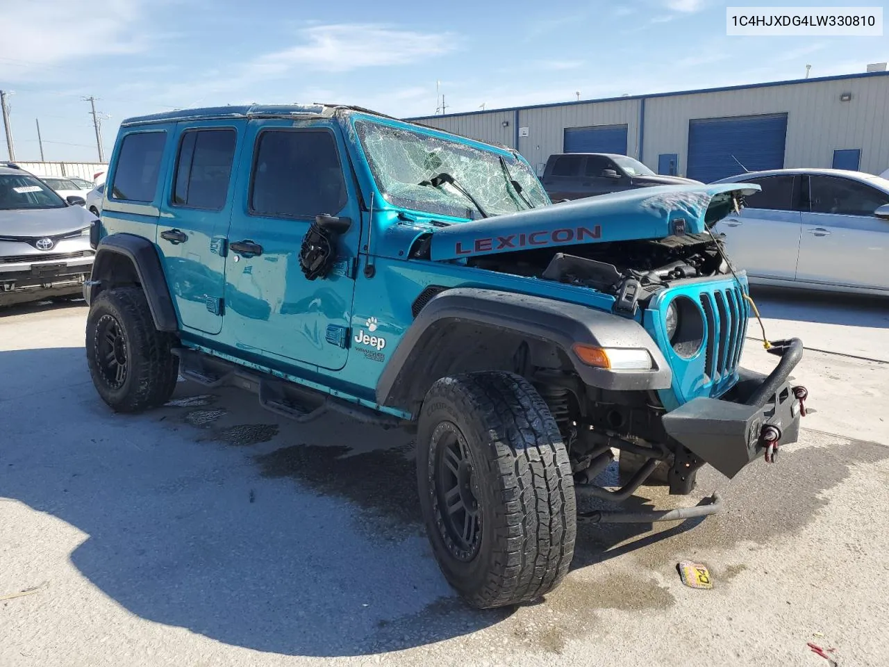 2020 Jeep Wrangler Unlimited Sport VIN: 1C4HJXDG4LW330810 Lot: 77963794