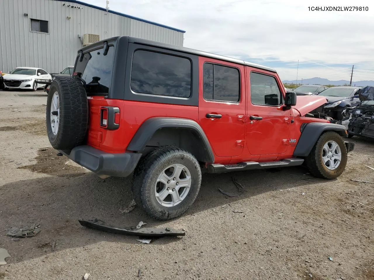 2020 Jeep Wrangler Unlimited Sport VIN: 1C4HJXDN2LW279810 Lot: 78827454