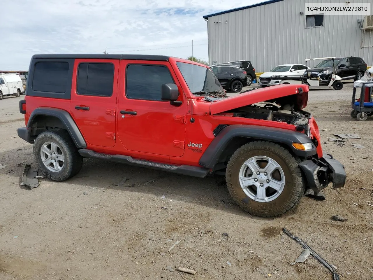 2020 Jeep Wrangler Unlimited Sport VIN: 1C4HJXDN2LW279810 Lot: 78827454