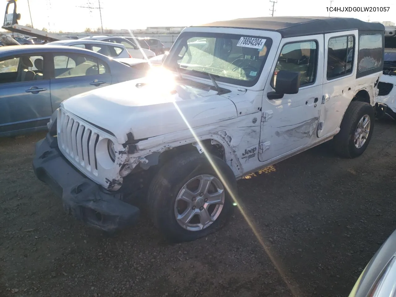 2020 Jeep Wrangler Unlimited Sport VIN: 1C4HJXDG0LW201057 Lot: 78894204