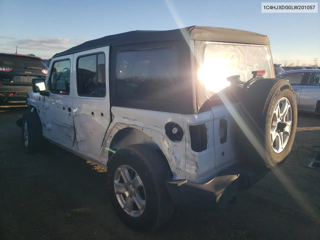 2020 Jeep Wrangler Unlimited Sport VIN: 1C4HJXDG0LW201057 Lot: 78894204