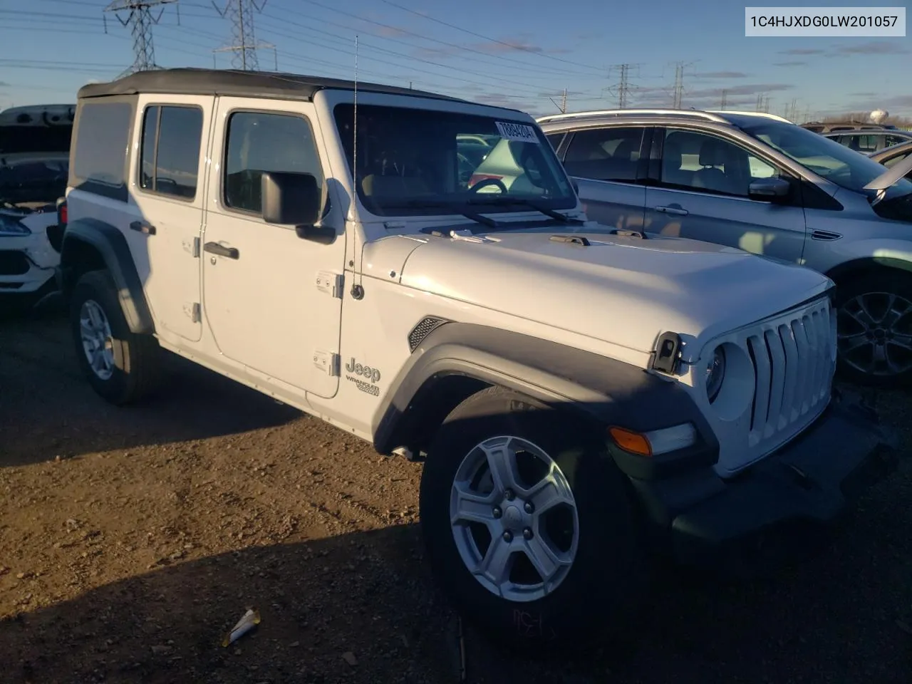 2020 Jeep Wrangler Unlimited Sport VIN: 1C4HJXDG0LW201057 Lot: 78894204