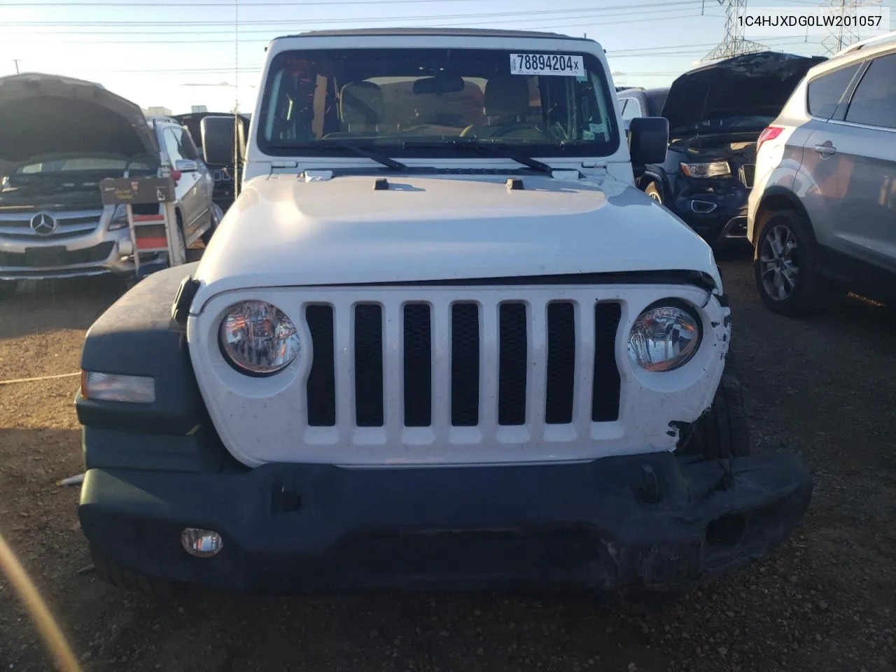 2020 Jeep Wrangler Unlimited Sport VIN: 1C4HJXDG0LW201057 Lot: 78894204