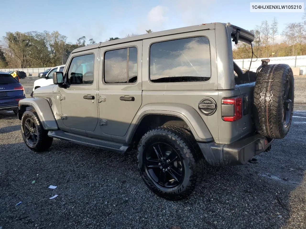 2020 Jeep Wrangler Unlimited Sahara VIN: 1C4HJXENXLW105210 Lot: 79345214