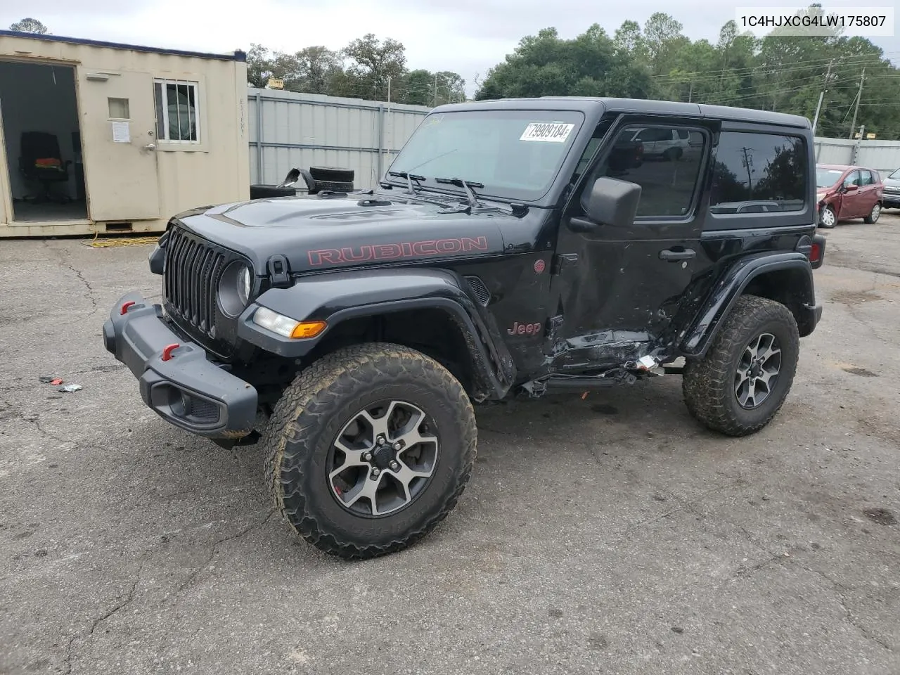 2020 Jeep Wrangler Rubicon VIN: 1C4HJXCG4LW175807 Lot: 79909184