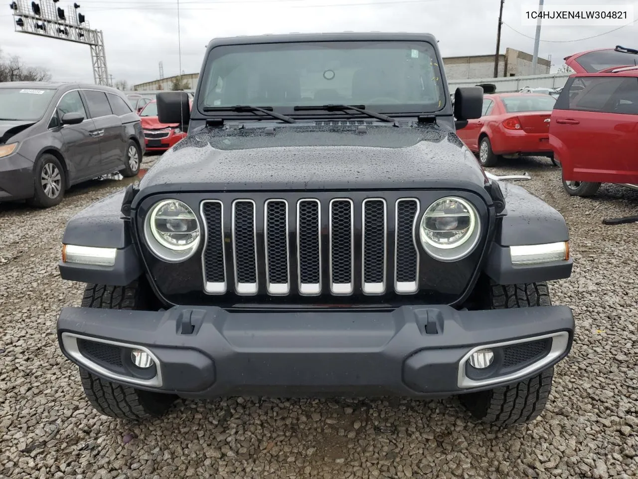 2020 Jeep Wrangler Unlimited Sahara VIN: 1C4HJXEN4LW304821 Lot: 80498984