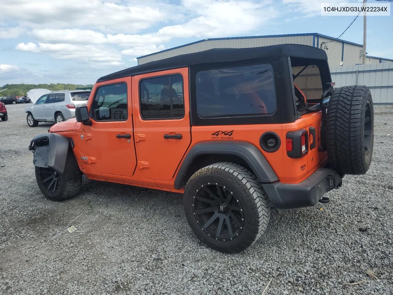 2020 Jeep Wrangler Unlimited Sport VIN: 1C4HJXDG3LW22234X Lot: 81049674