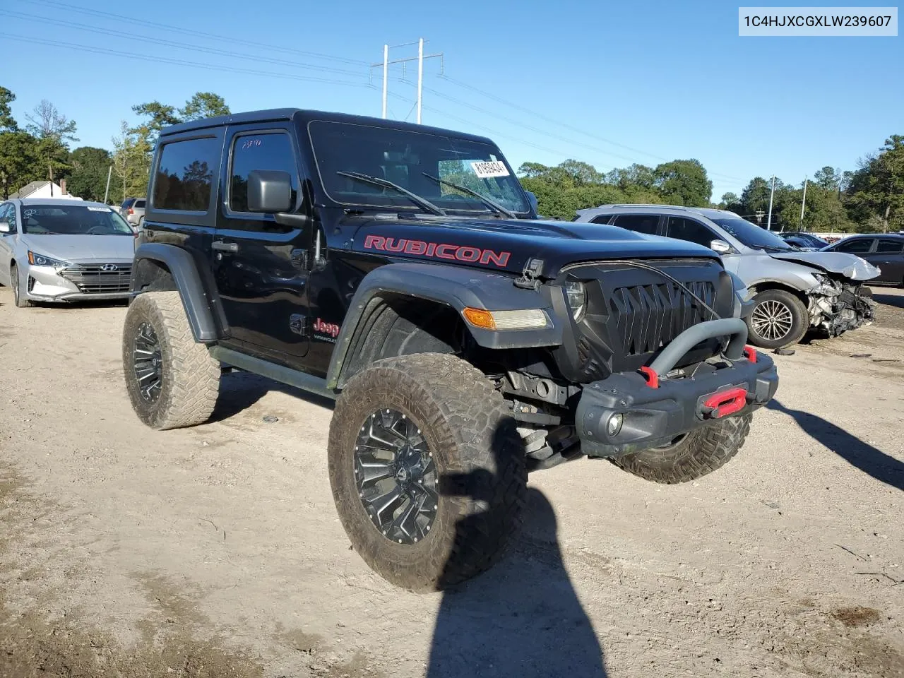 2020 Jeep Wrangler Rubicon VIN: 1C4HJXCGXLW239607 Lot: 81959434