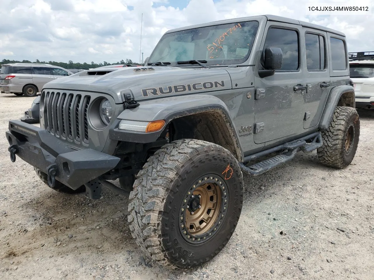 2021 Jeep Wrangler Unlimited Rubicon 392 VIN: 1C4JJXSJ4MW850412 Lot: 51709784