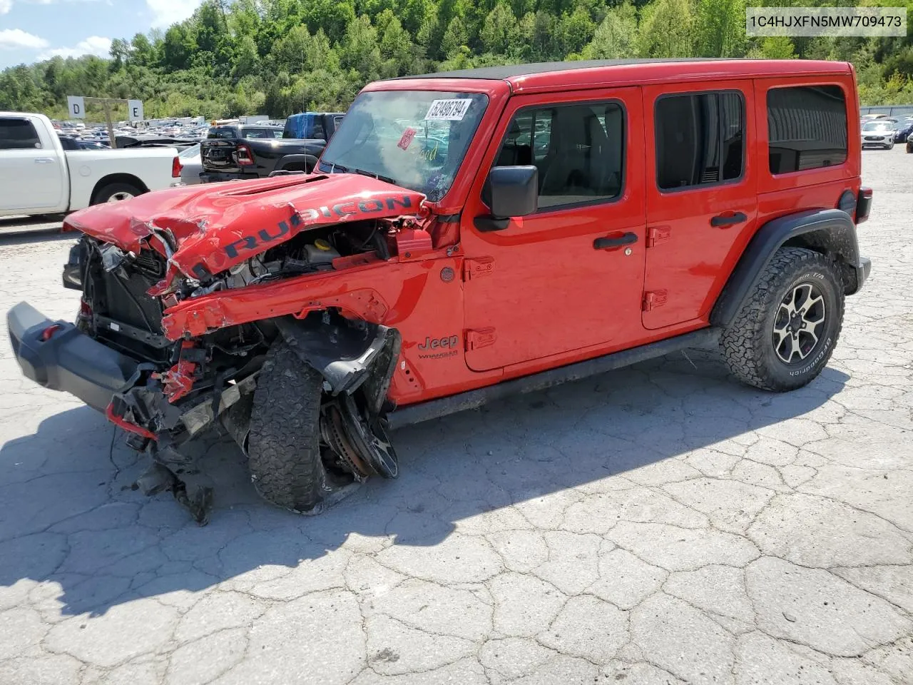 2021 Jeep Wrangler Unlimited Rubicon VIN: 1C4HJXFN5MW709473 Lot: 52496794