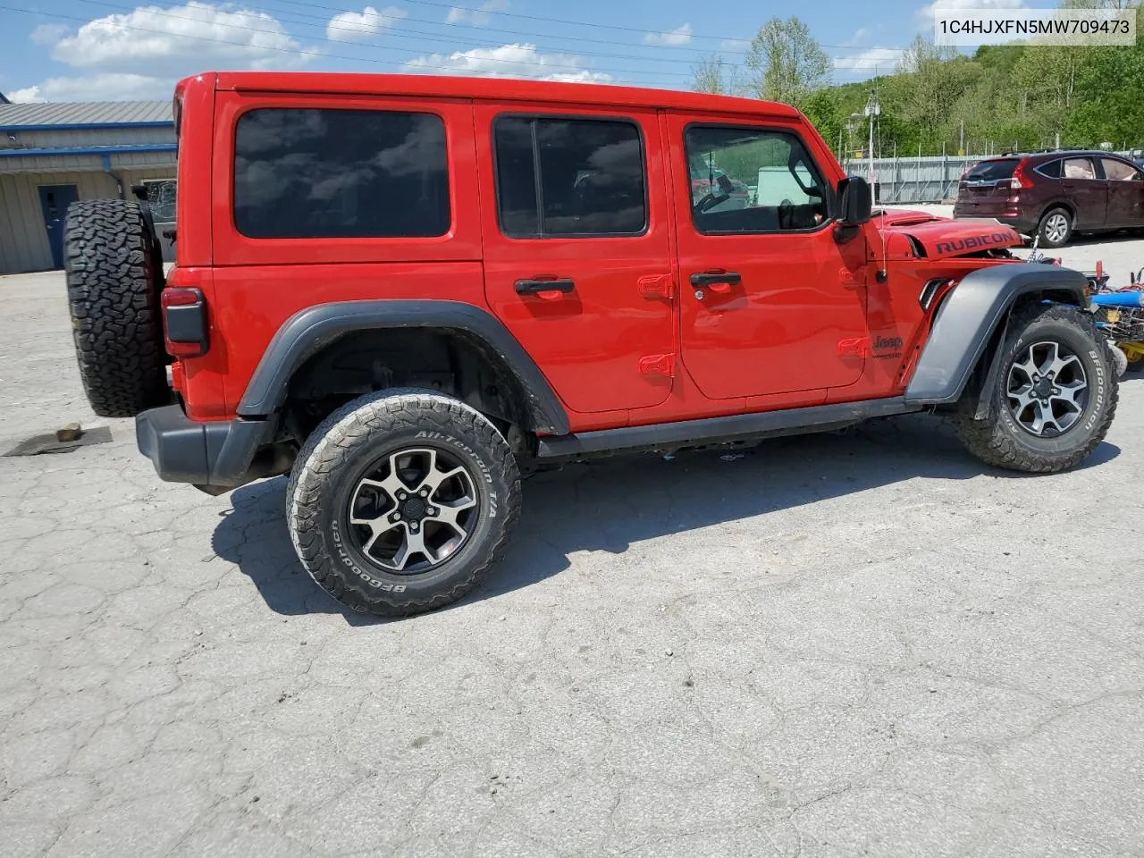 2021 Jeep Wrangler Unlimited Rubicon VIN: 1C4HJXFN5MW709473 Lot: 52496794