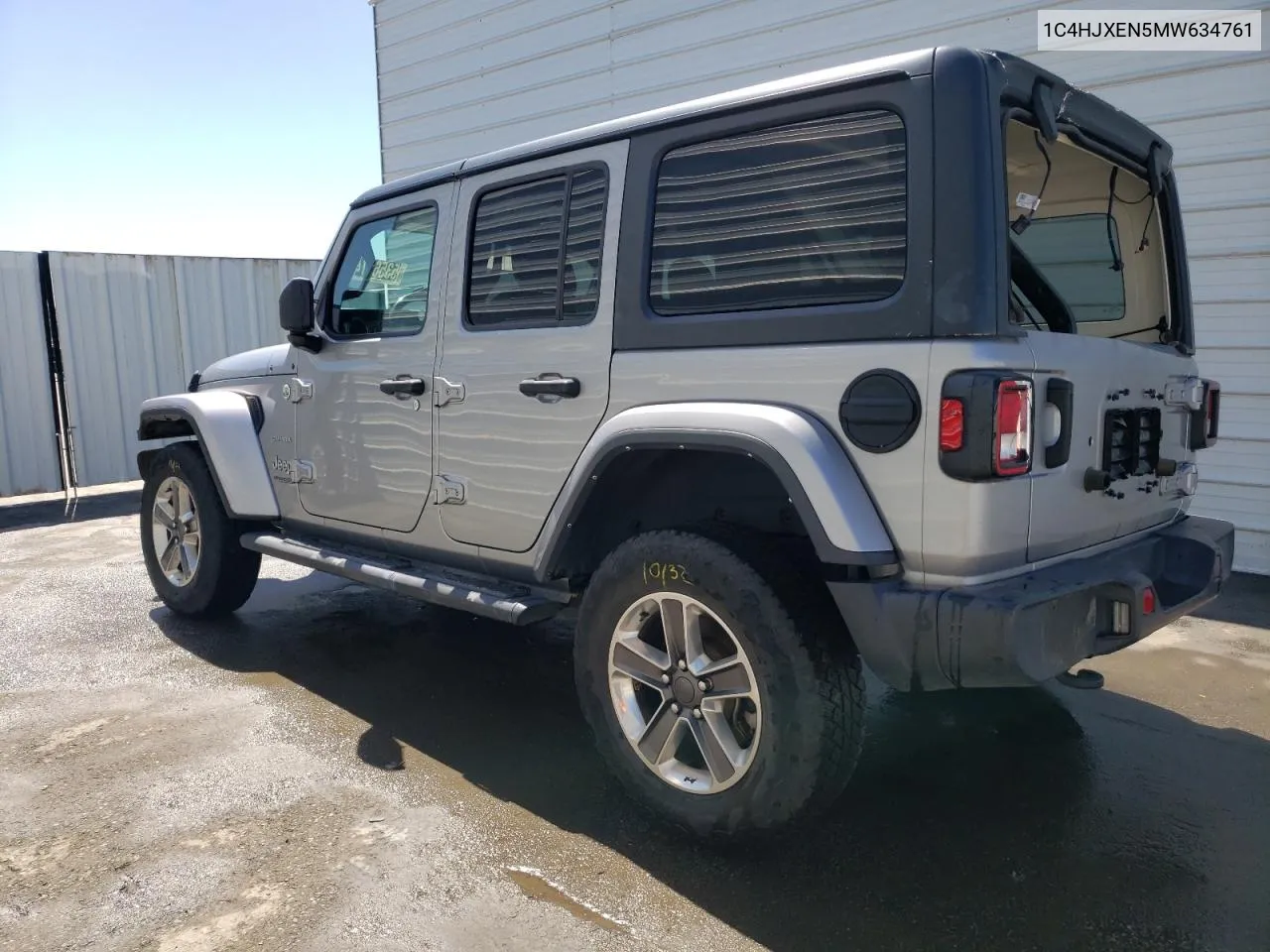 2021 Jeep Wrangler Unlimited Sahara VIN: 1C4HJXEN5MW634761 Lot: 53567744