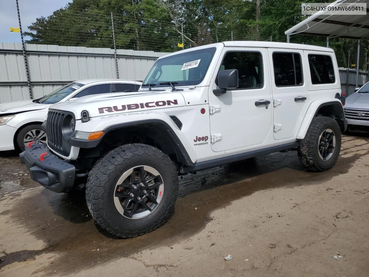 1C4HJXFG9MW660411 2021 Jeep Wrangler Unlimited Rubicon