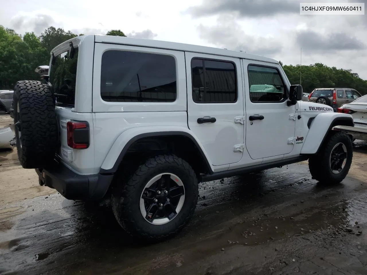 2021 Jeep Wrangler Unlimited Rubicon VIN: 1C4HJXFG9MW660411 Lot: 54444114