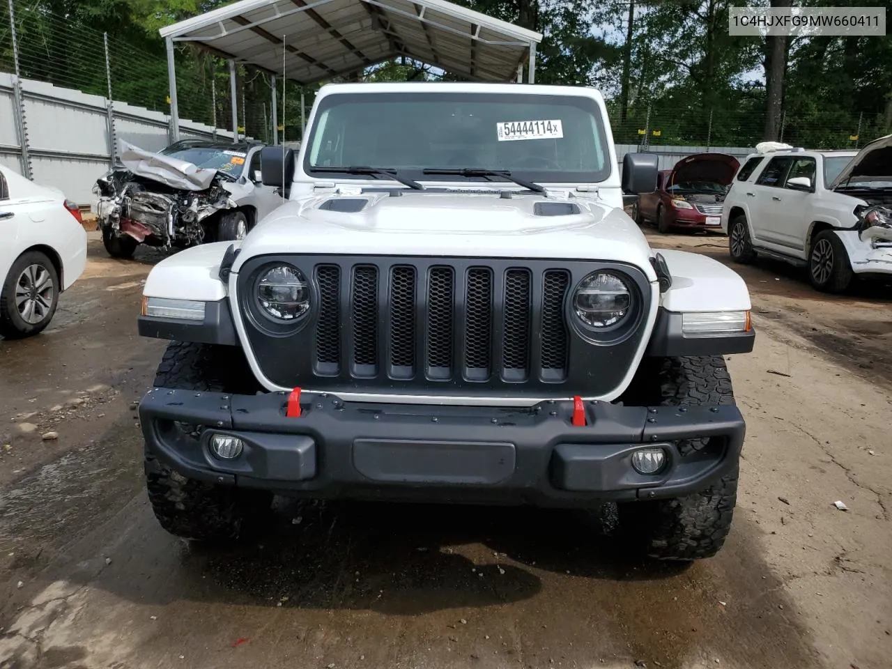 2021 Jeep Wrangler Unlimited Rubicon VIN: 1C4HJXFG9MW660411 Lot: 54444114