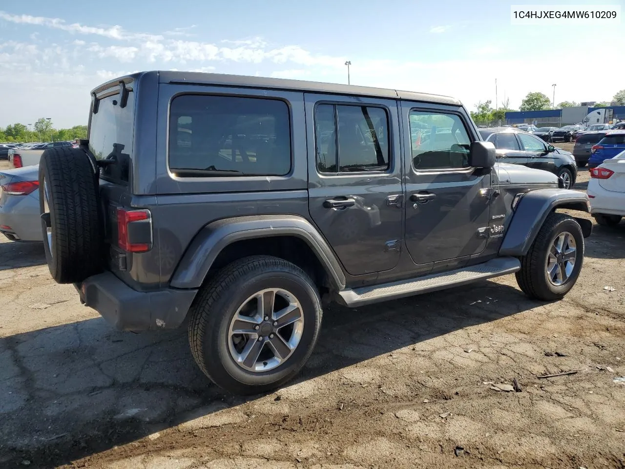 2021 Jeep Wrangler Unlimited Sahara VIN: 1C4HJXEG4MW610209 Lot: 54499964